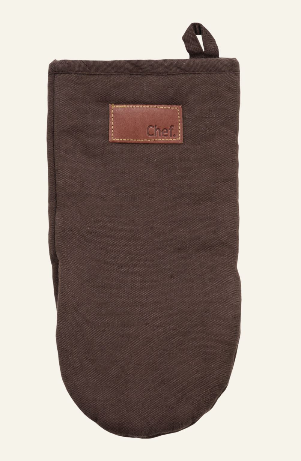 Ofenhandschuh Braun - 15x30 cm Braun - 1