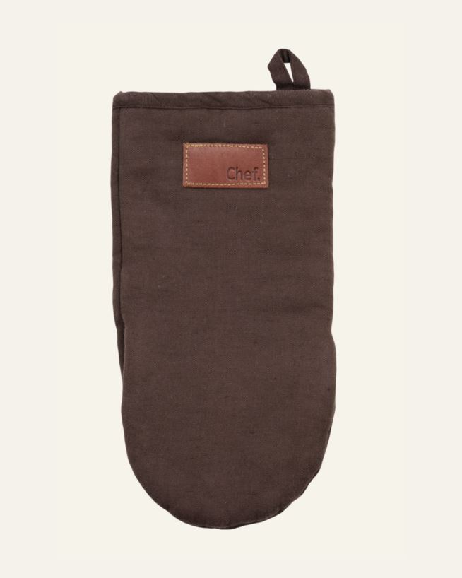 Ofenhandschuh Braun - 15x30 cm Braun - 1