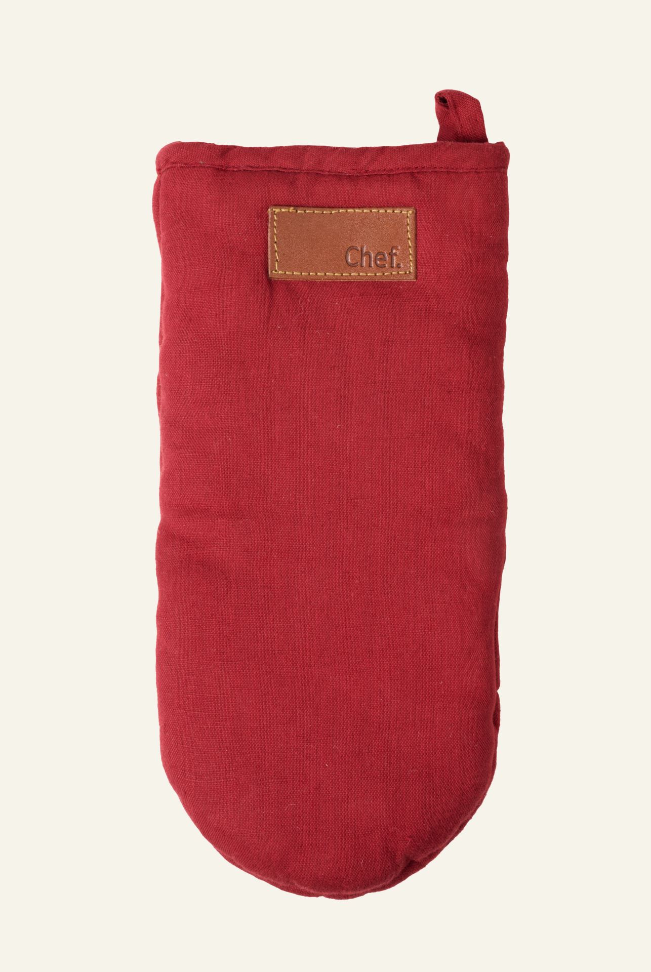 Ofenhandschuh Rot - 15x30 cm Rot - 1