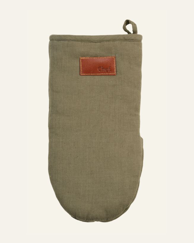 Ofenhandschuh Grün - 15x30 cm Grün - 1