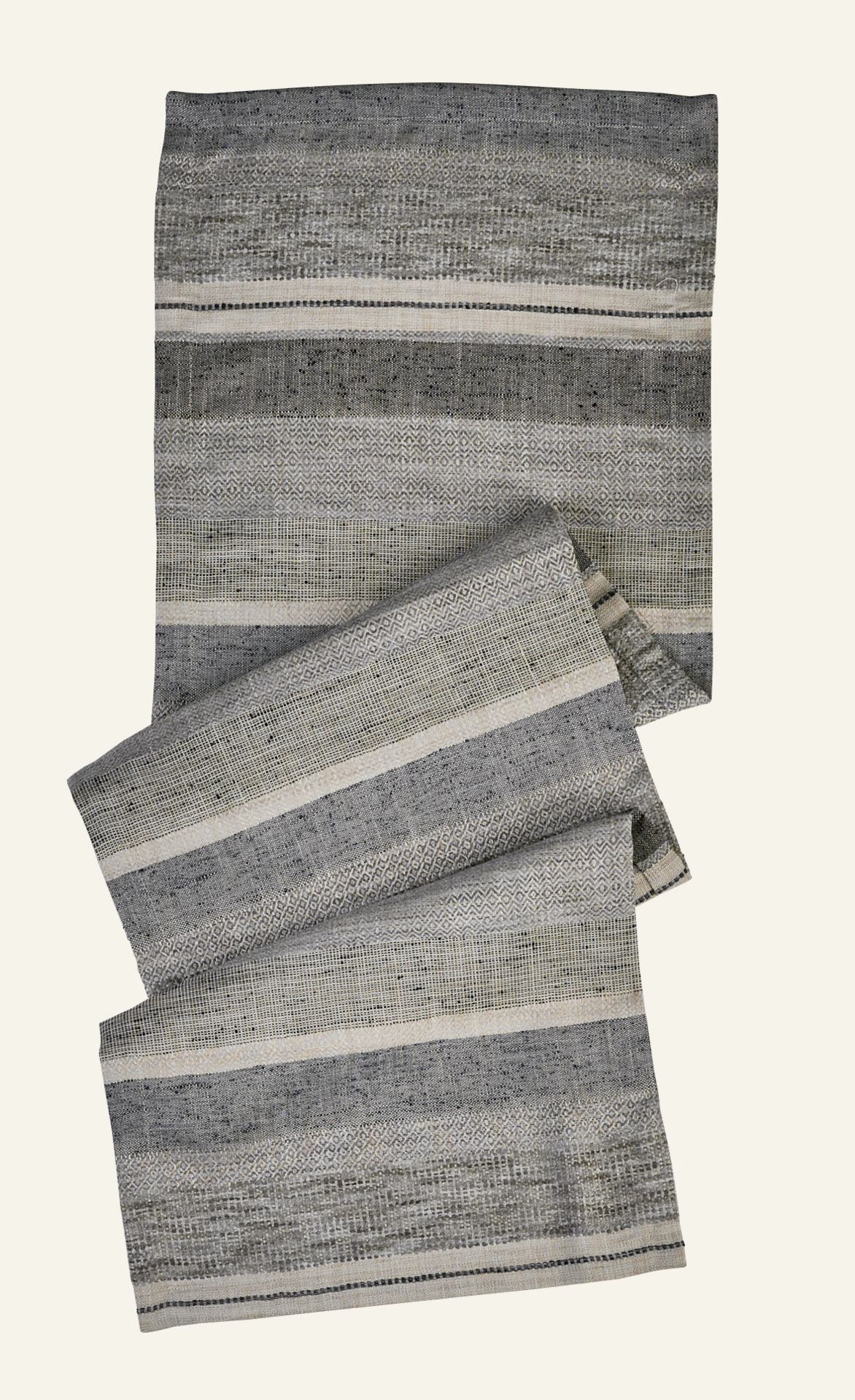Tischläufer Grau - 40x140cm Grau - 1
