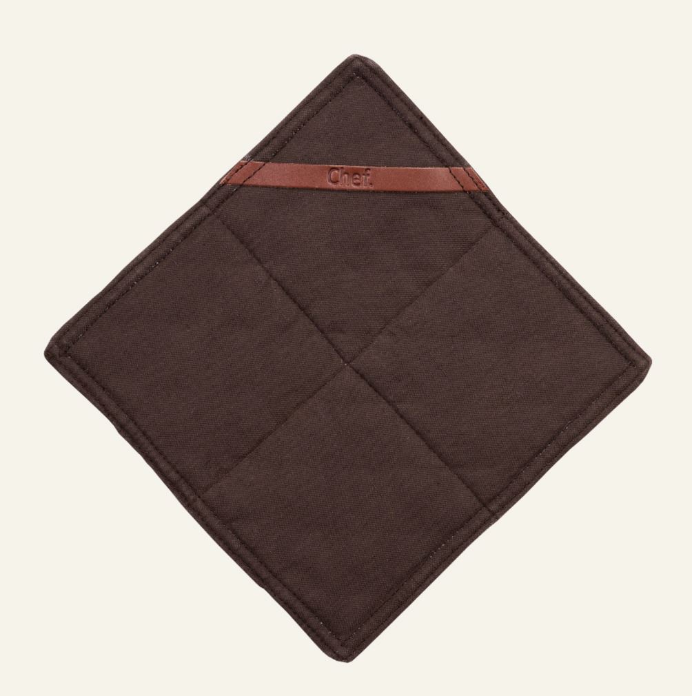 Topflappen Braun - 22x22 cm Braun - 1