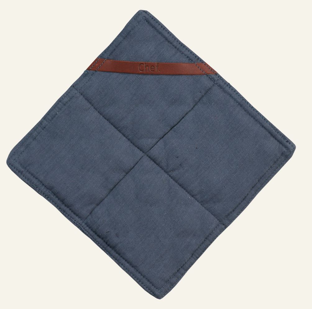 Topflappen Blau - 22x22 cm Blau - 1