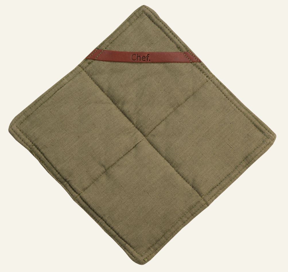 Topflappen Grün - 22x22 cm Grün - 1
