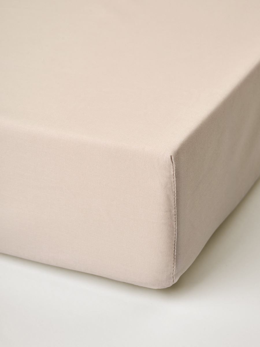 Spannbettlaken Sand - 90x200 cm Sand - 1