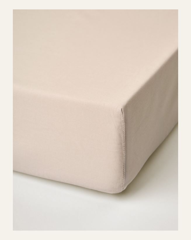 Spannbettlaken Sand - 90x200 cm Sand - 1