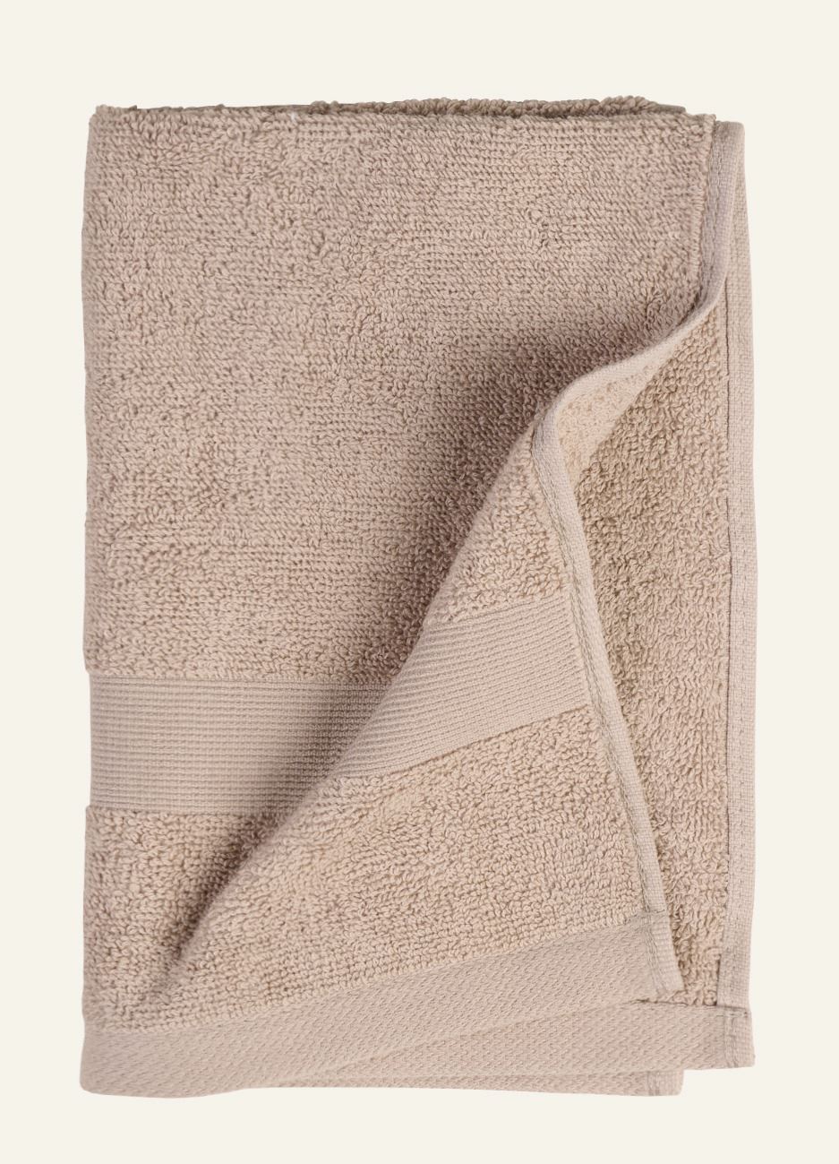 Handtuch Beige - 30x50 cm Beige - 1