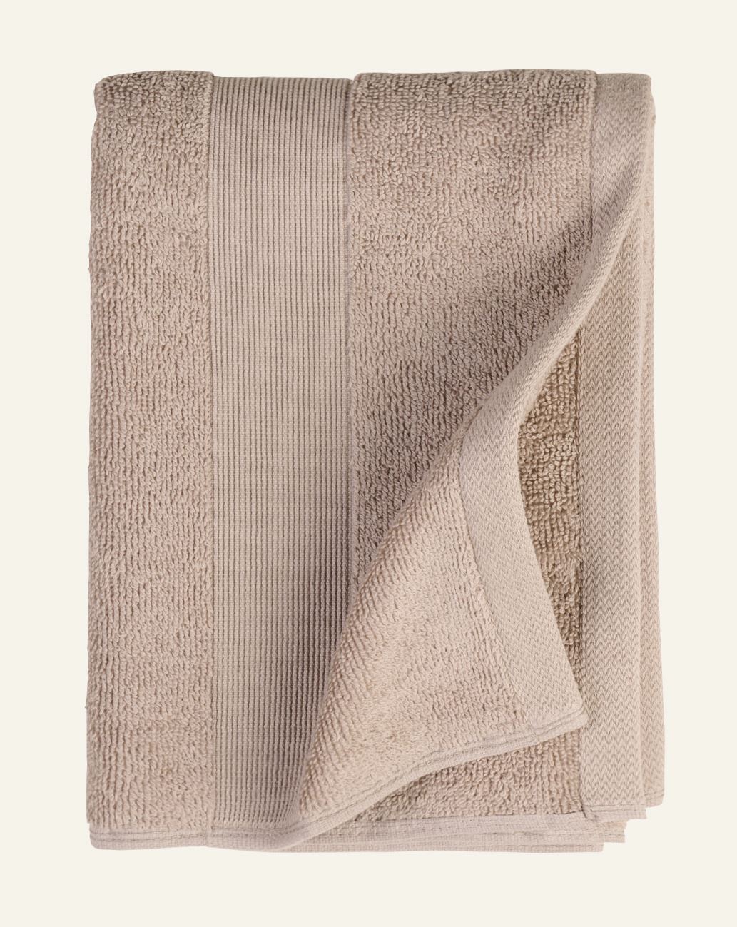 Handtuch Beige - 50x70 cm Beige - 1