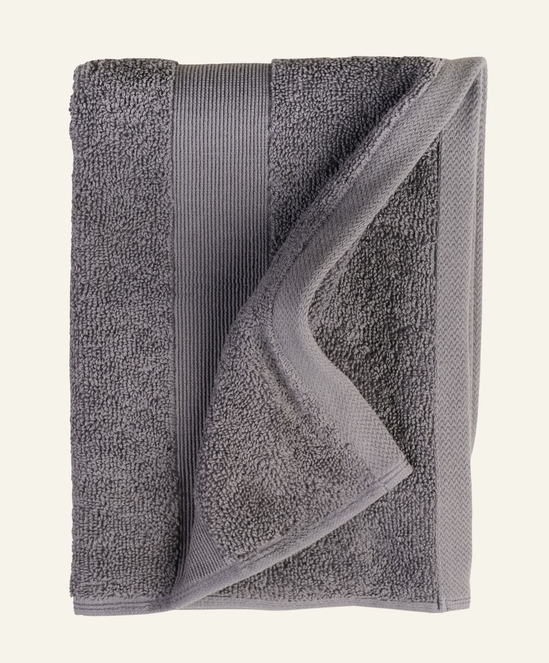 Handtuch Dunkelgrau - 50x70 cm Dunkelgrau - 1