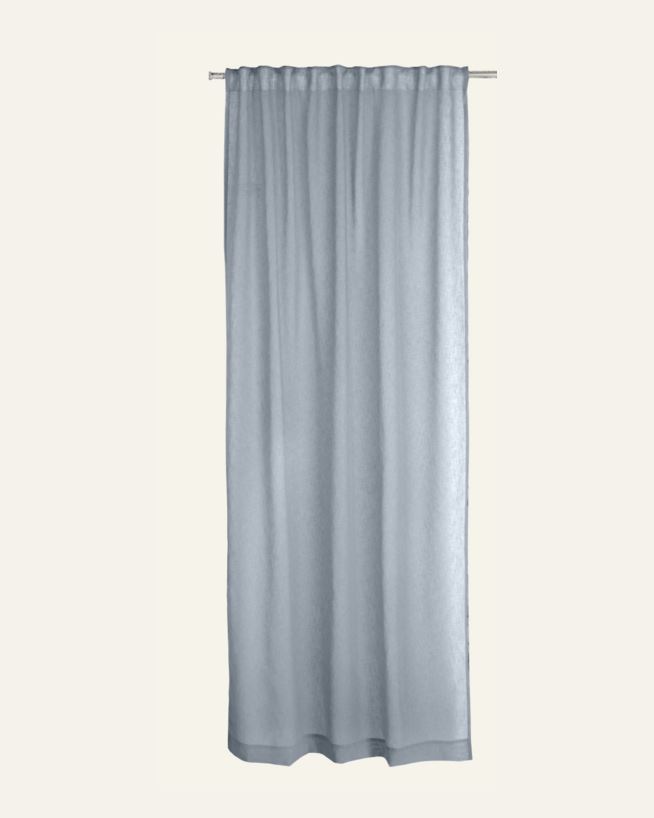 Vorhang Grau-blau - 140x240cm 7cm Grau-blau - 1