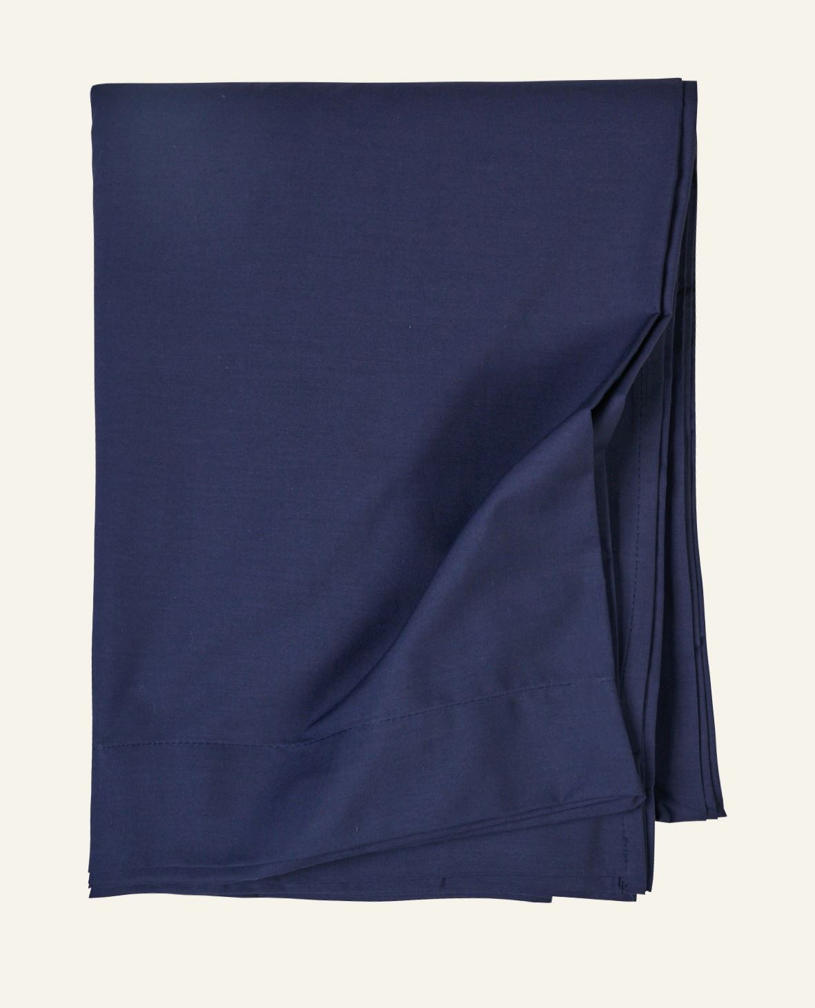 Bettlaken Dunkelblau - 150x260 cm Dunkelblau - 1