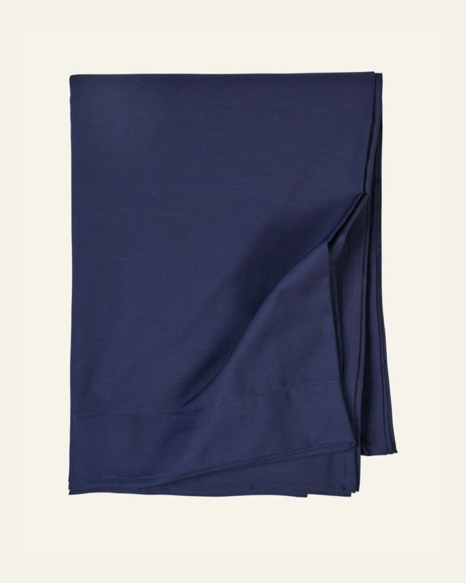 Bettlaken Dunkelblau - 150x260 cm Dunkelblau - 1