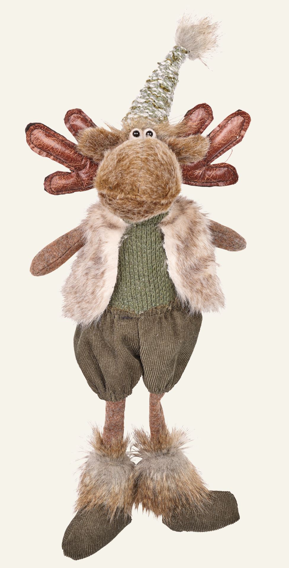 Weihnachtsmann Grün - 16x11x46 cm Grün - 1