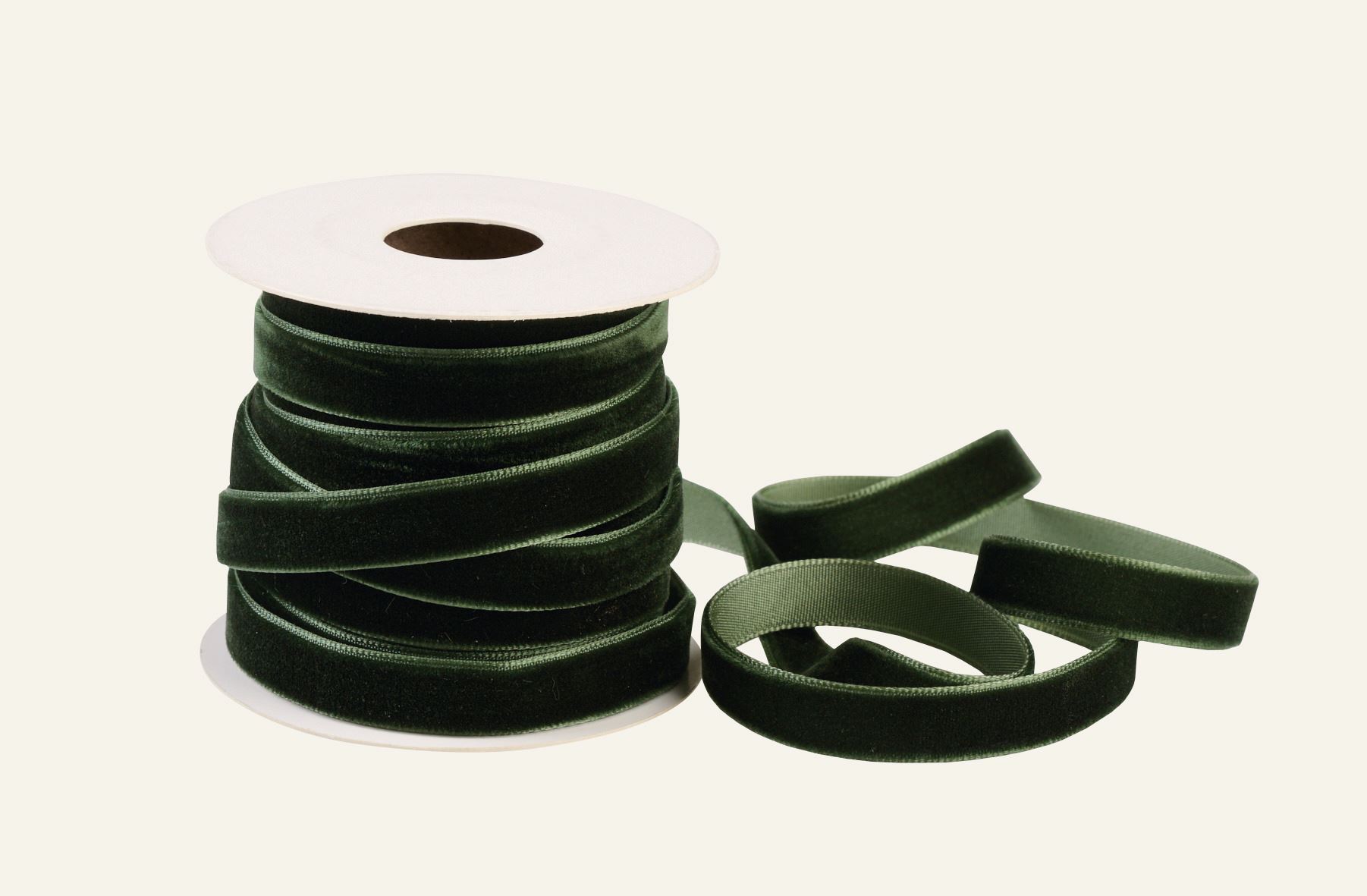 Geschenkband Grün - 1cm x 5m Grün - 1
