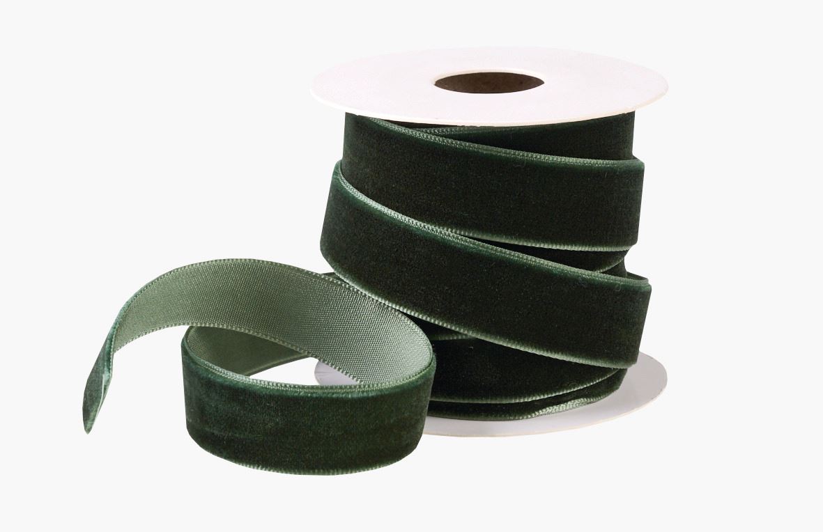 Geschenkband Grün - 1,6cm x 3 m Grün - 1