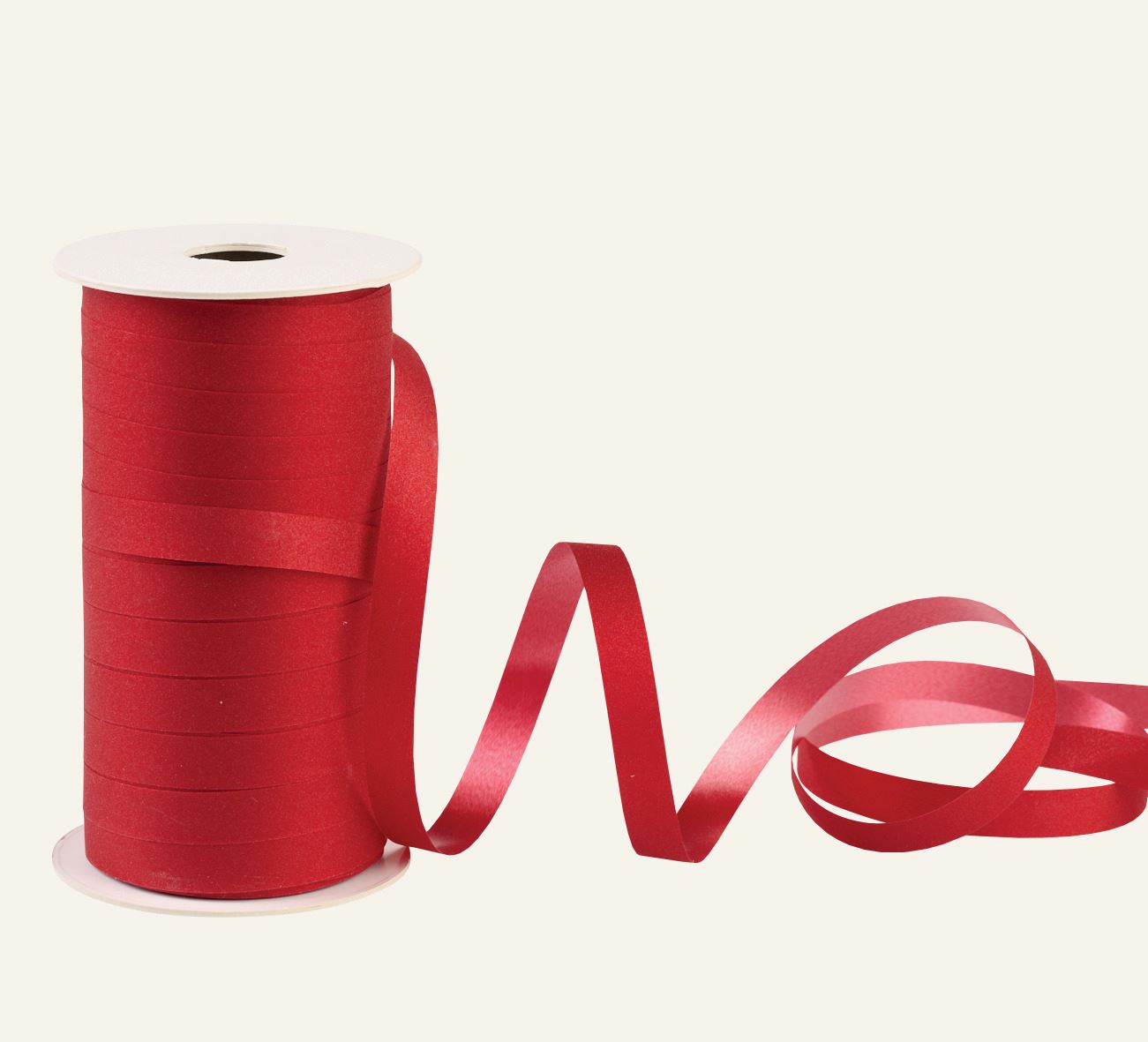 Geschenkband Rot - 1 cm x 100 m Rot - 1