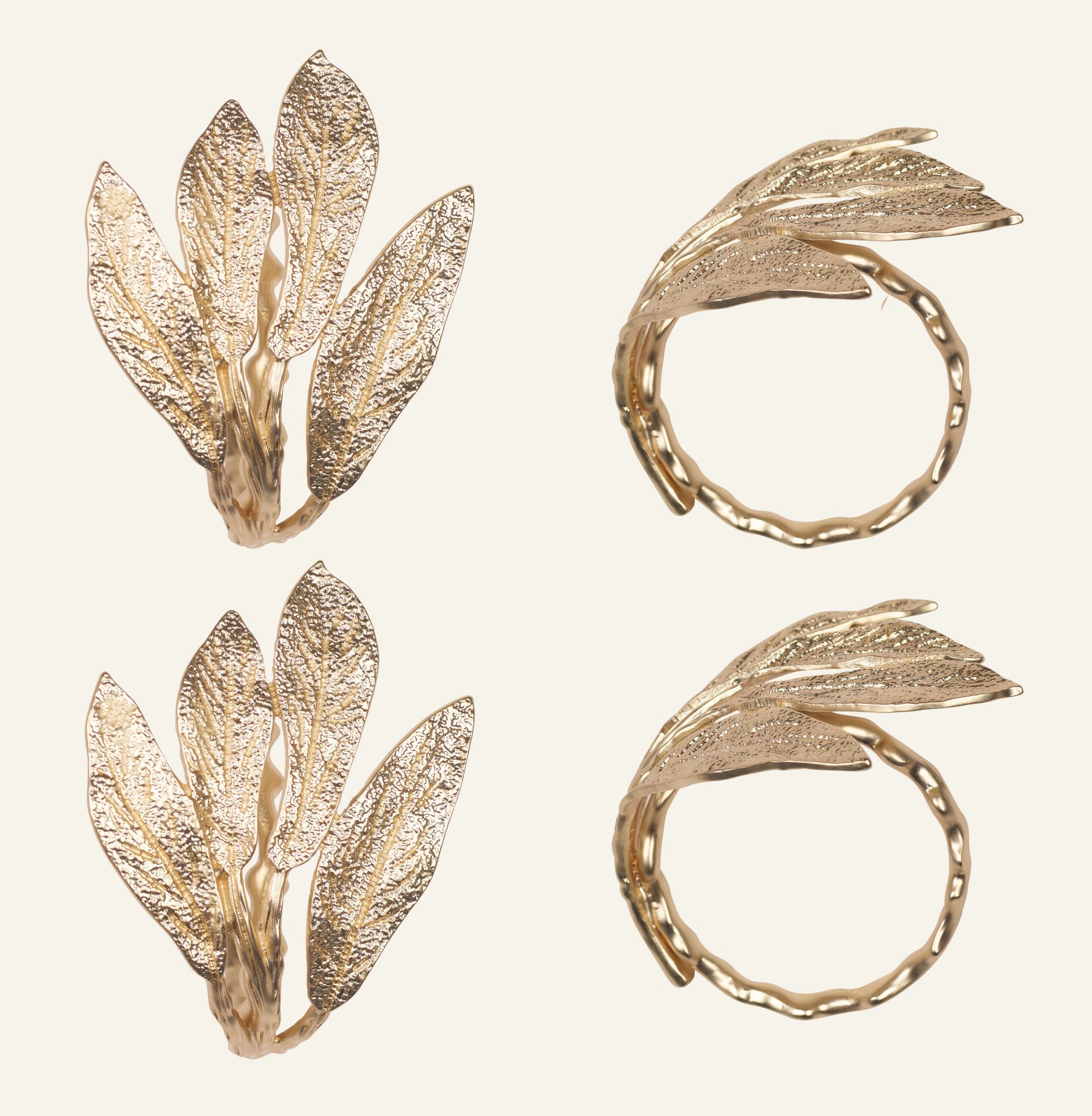 Serviettenringe Gold - ø5 cm Gold - 1