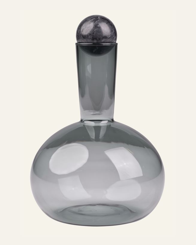 Karaffe Grau - 16,5x26 cm 1600 ml Grau - 1