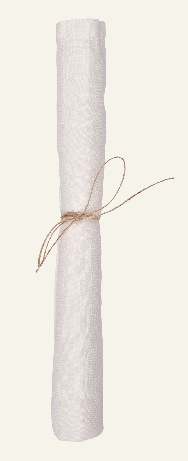 Leinenserviette Weiß - 45x45 cm Weiß - 1