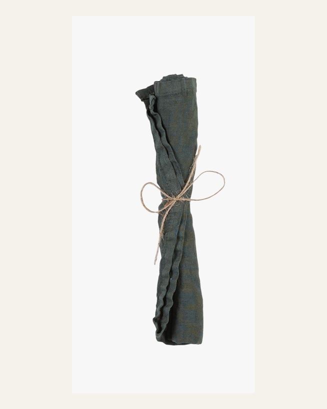 Leinenserviette Waldgrün - 45x45 cm Waldgrün - 1