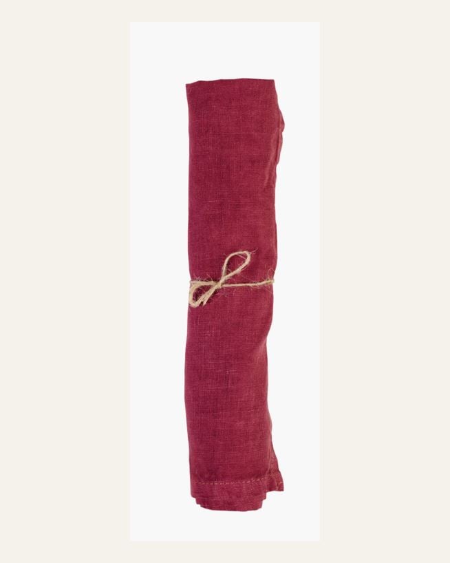 Leinenserviette Burgund - 45x45 cm Burgund - 1