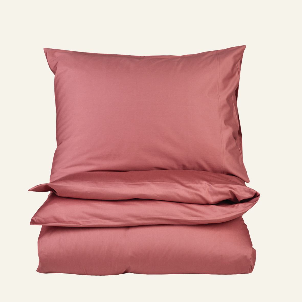 Satin-Bettwäsche Rosé - 5