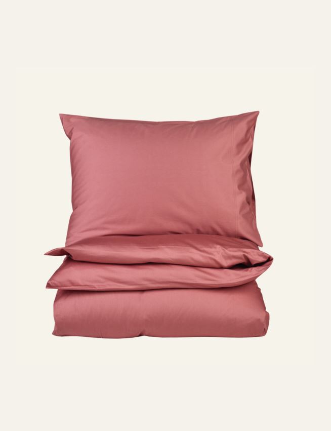 Satin-Bettwäsche Rosé - 5