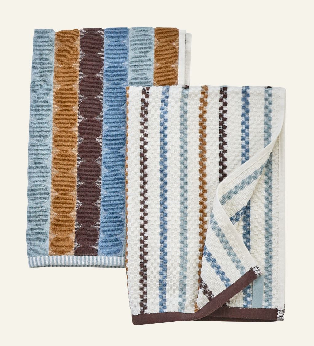 Küchentücher 2 Stück Blau - 45x70 cm Blau - 1