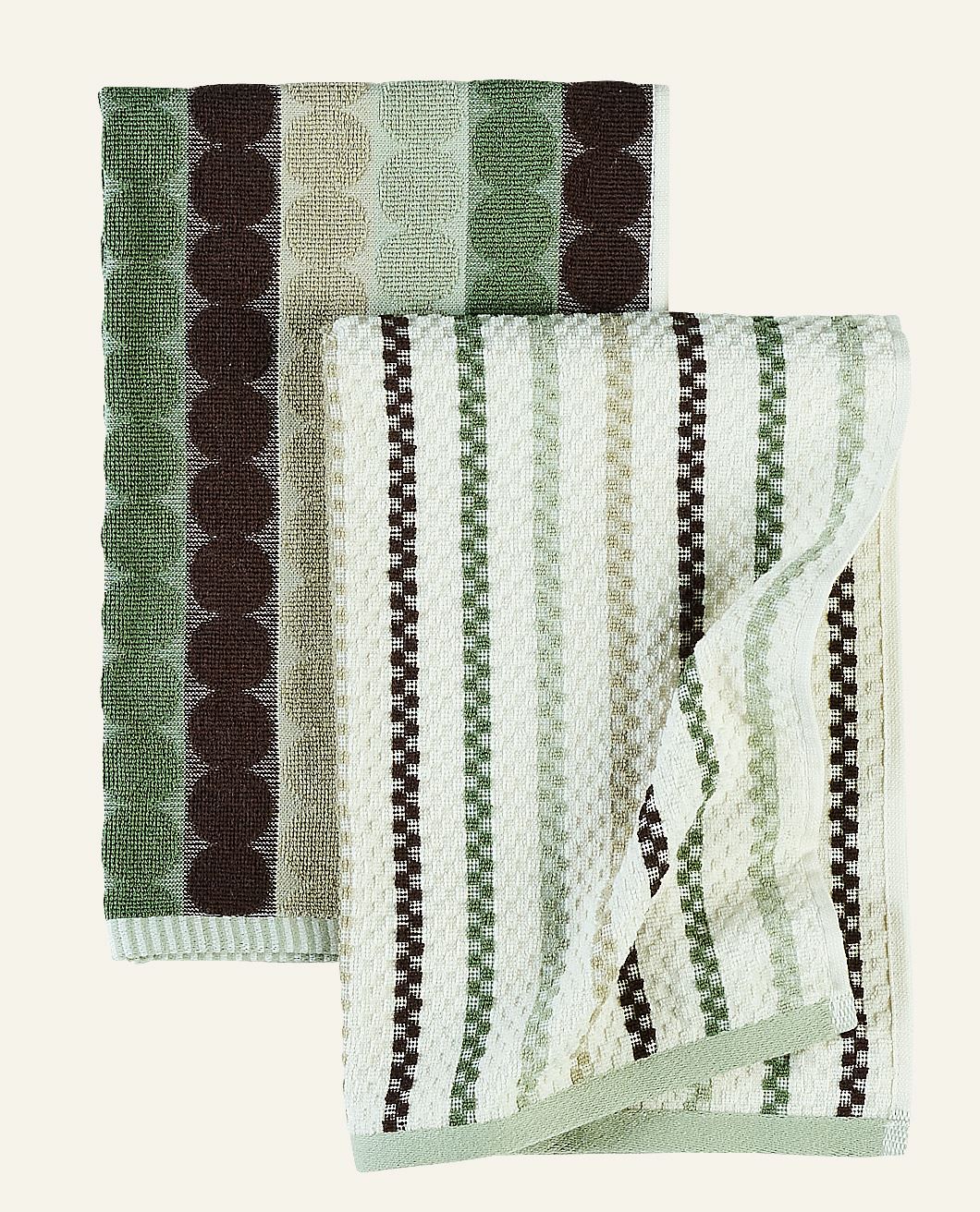Küchentücher 2 Stück Grün - 45x70 cm Grün - 1