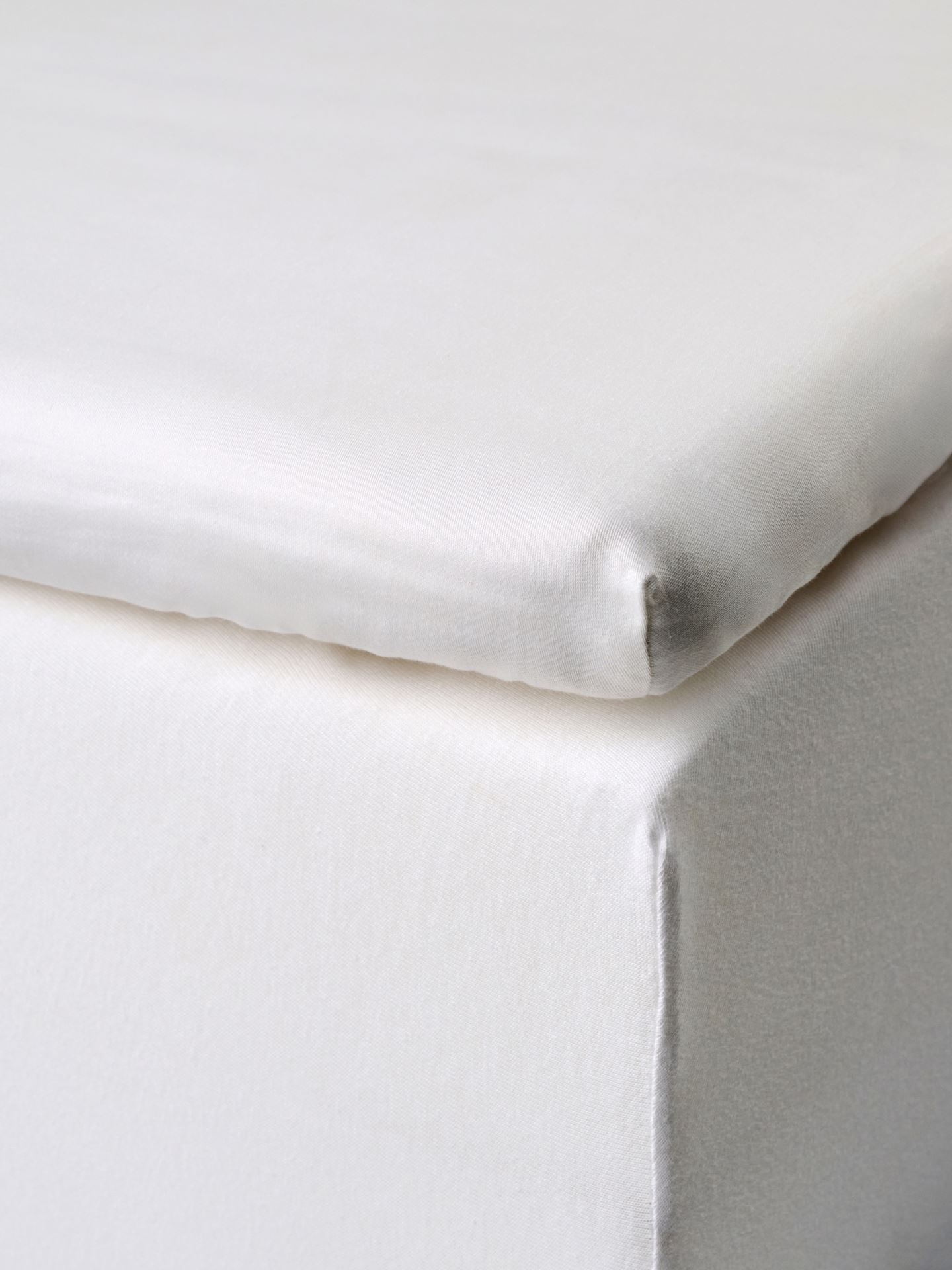 Spannbettlaken für Topper Weiß - 90x200 cm Weiß - 1