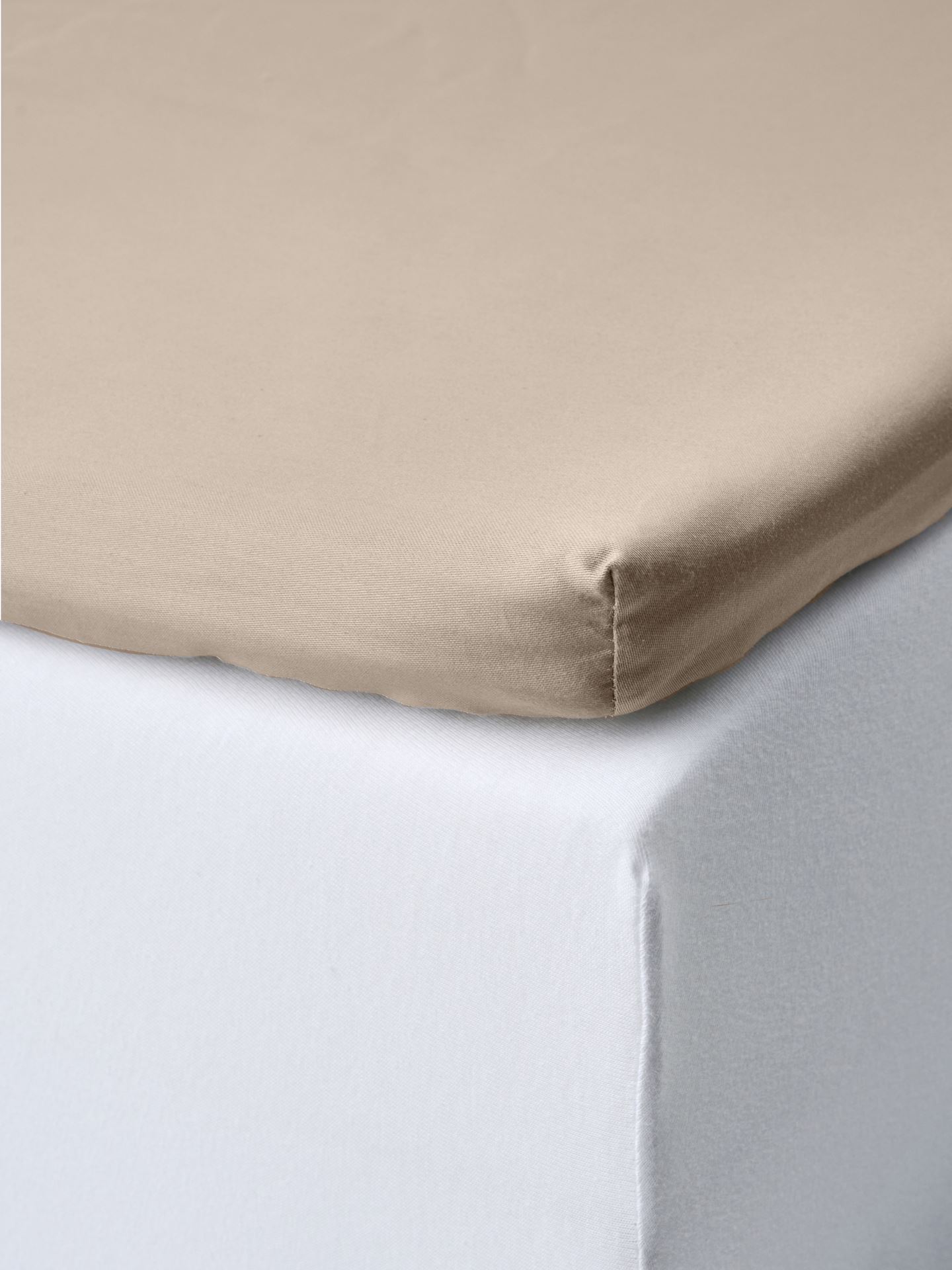 Spannbettlaken für Topper Sand - 90x200 cm Sand - 1