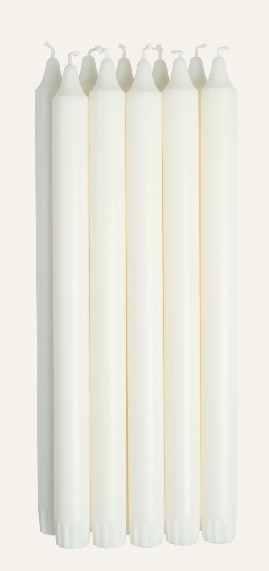 Stabkerzen Weiß - 30 cm Weiß - 1
