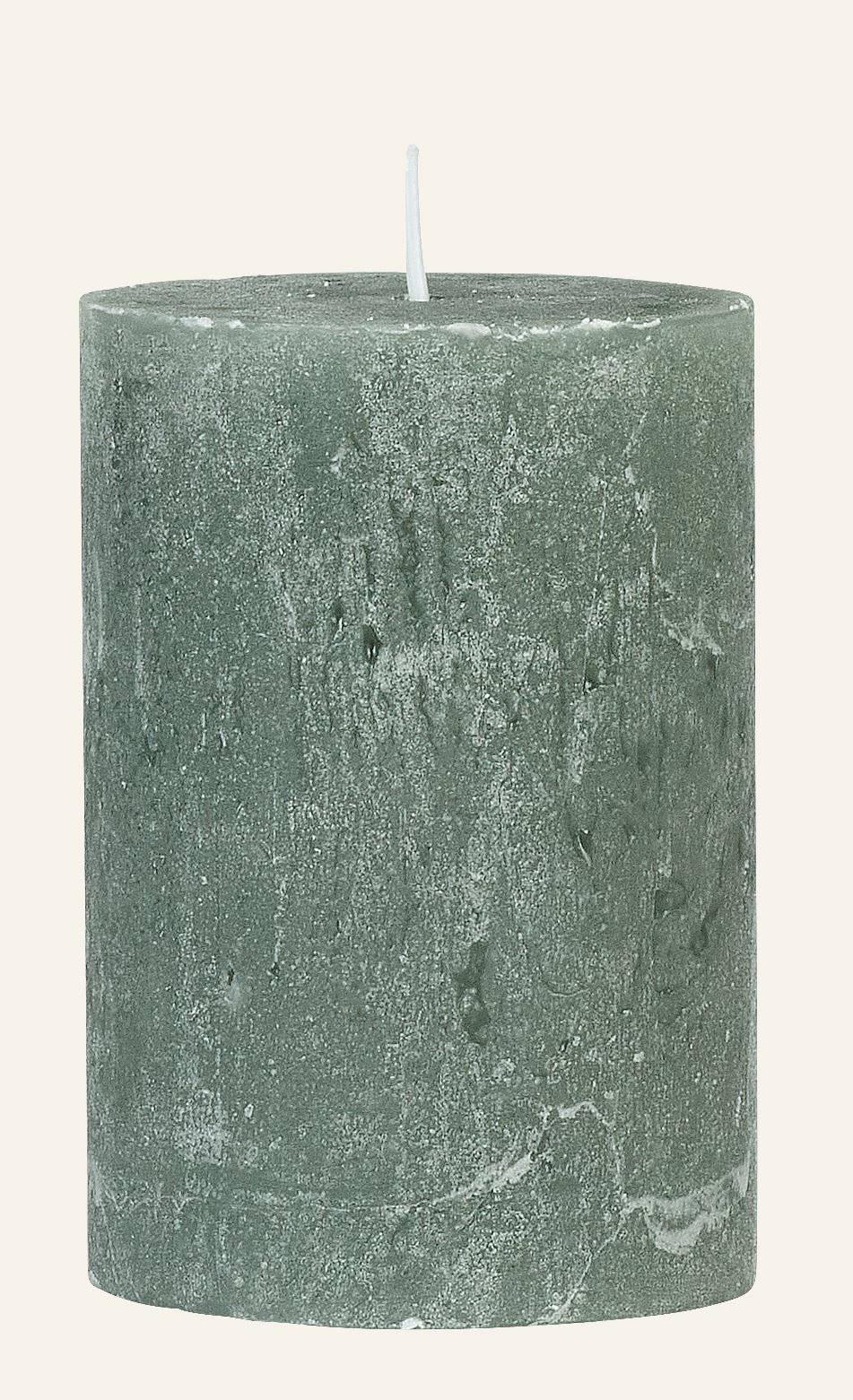 Stumpenkerze Grün - 7x10 cm Grün - 1