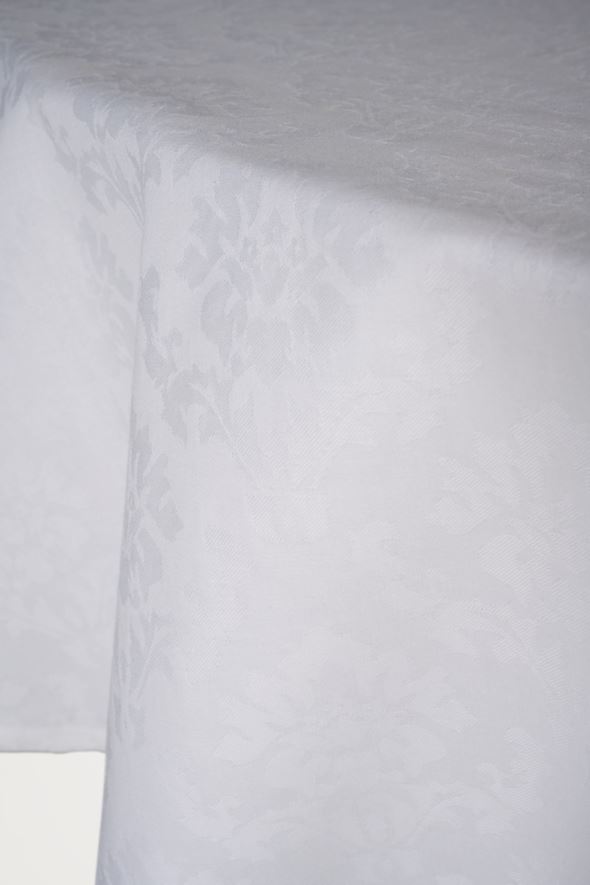 Abwischbare Tischdecke Weiß - 3