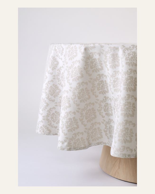 Abwischbare Tischdecke Beige - 140x250 cm Beige - 1