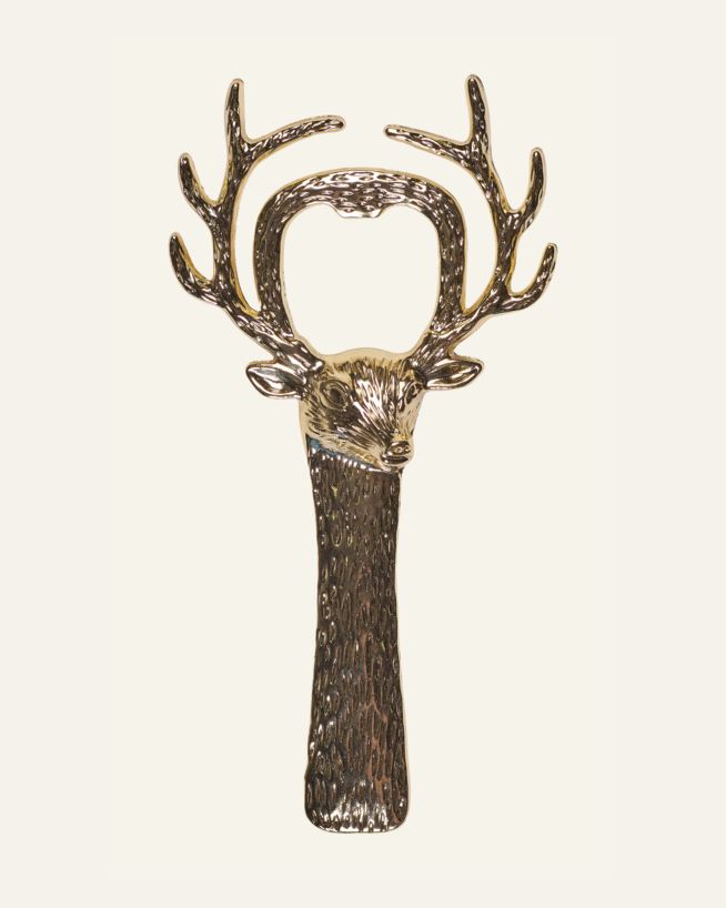 Flaschenöffner Gold - 14x7 cm Gold - 1