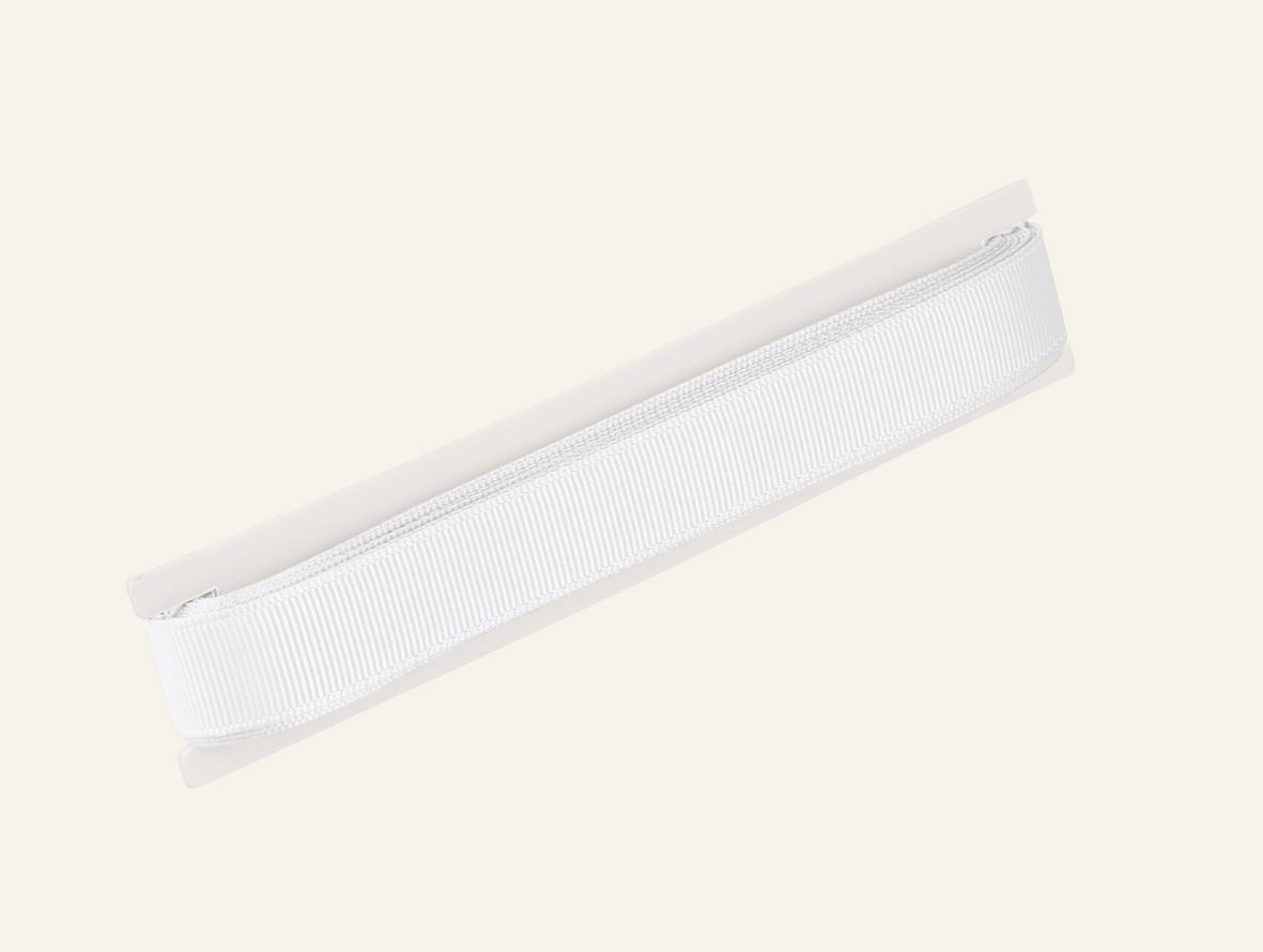 Geschenkband Weiß - 1,6cm x 7m Weiß - 1