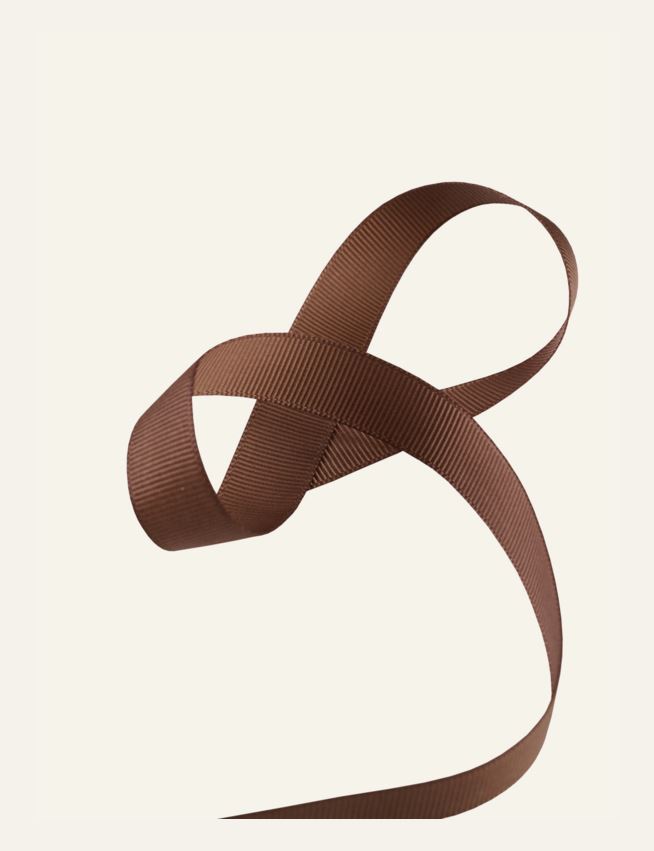 Geschenkband Braun - 2