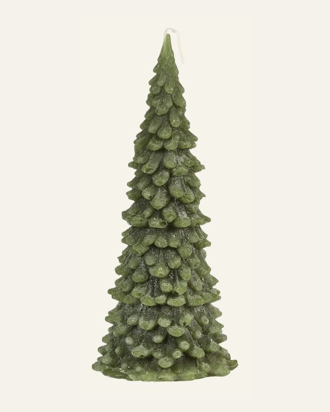 Dekorative Kerze Grün - 7,3x17 cm Grün - 1
