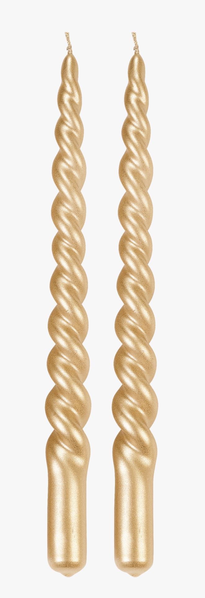 Stabkerzen Gold - 2x29 cm Gold - 1