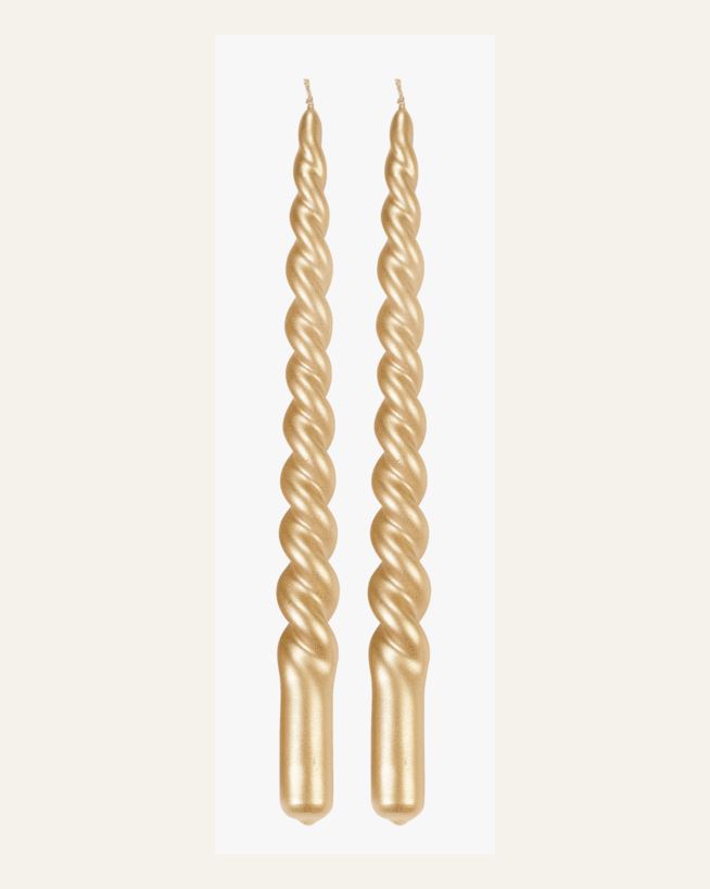 Stabkerzen Gold - 2x29 cm Gold - 1