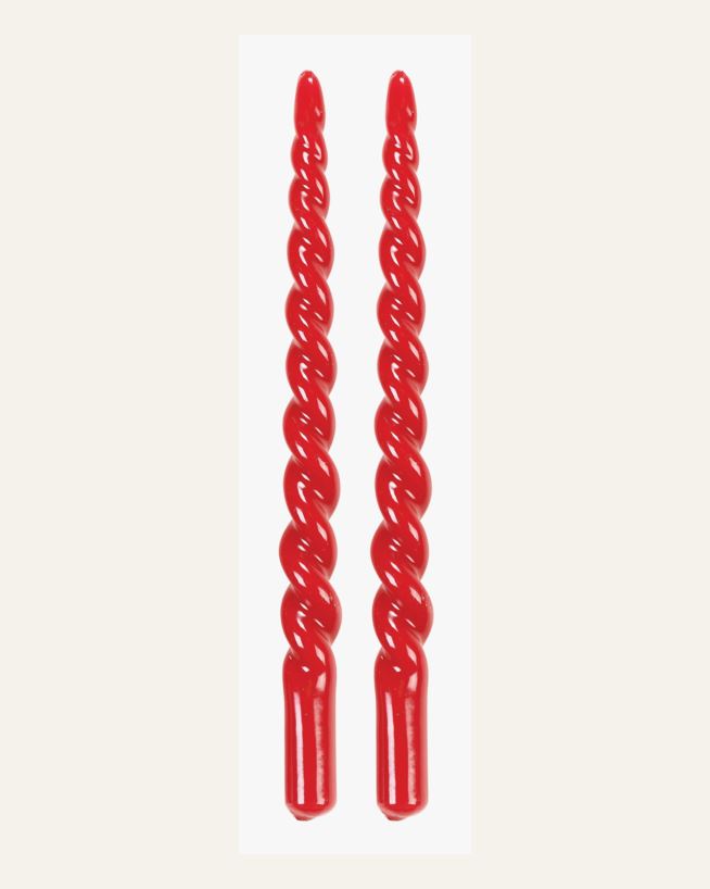Stabkerzen Rot - 2x29 cm Rot - 1