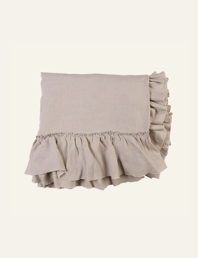 Tischdecke aus Leinen Natur - 2