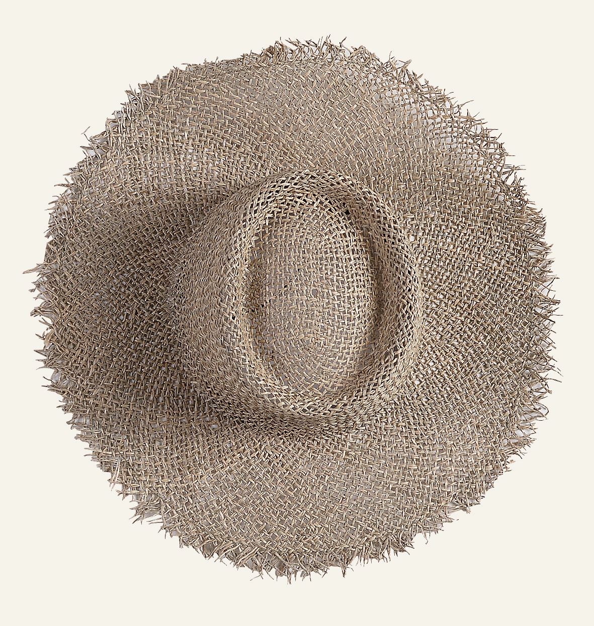 Strohhut Natur - 58x58 cm Natur - 1