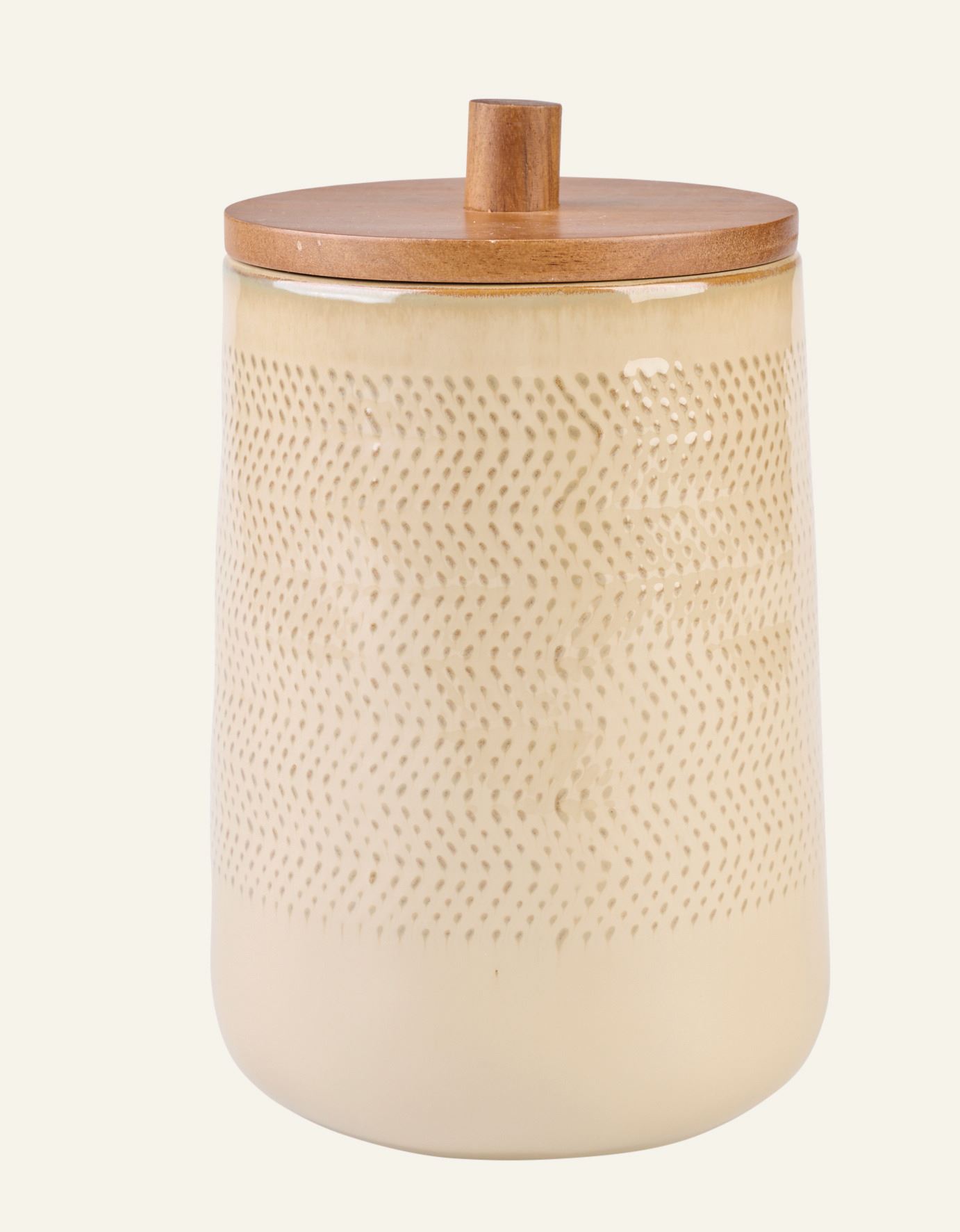 Vorratsdose Beige - 15x15x23,5 cm Beige - 1