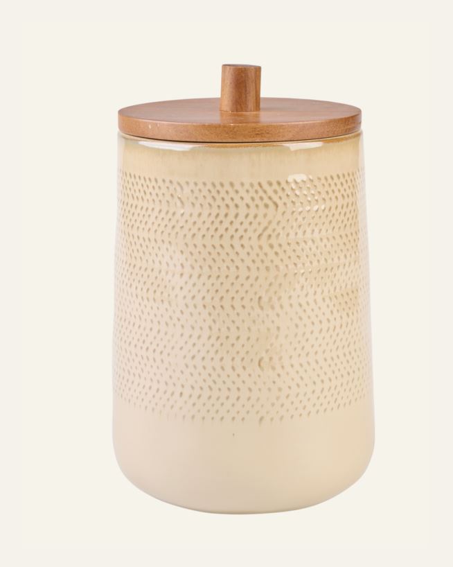 Vorratsdose Beige - 15x15x23,5 cm Beige - 1