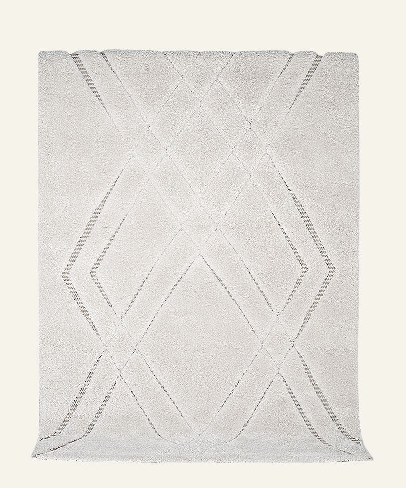 Teppich Offwhite - 160x230 cm Offwhite - 1