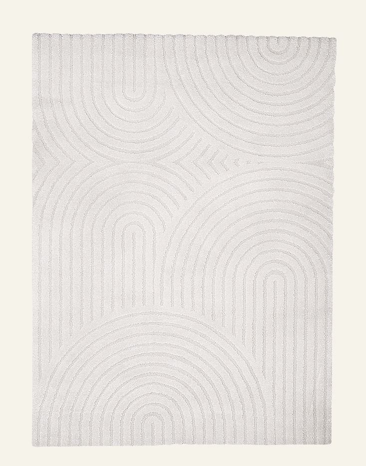 Teppich Offwhite - 80x150 cm Offwhite - 1