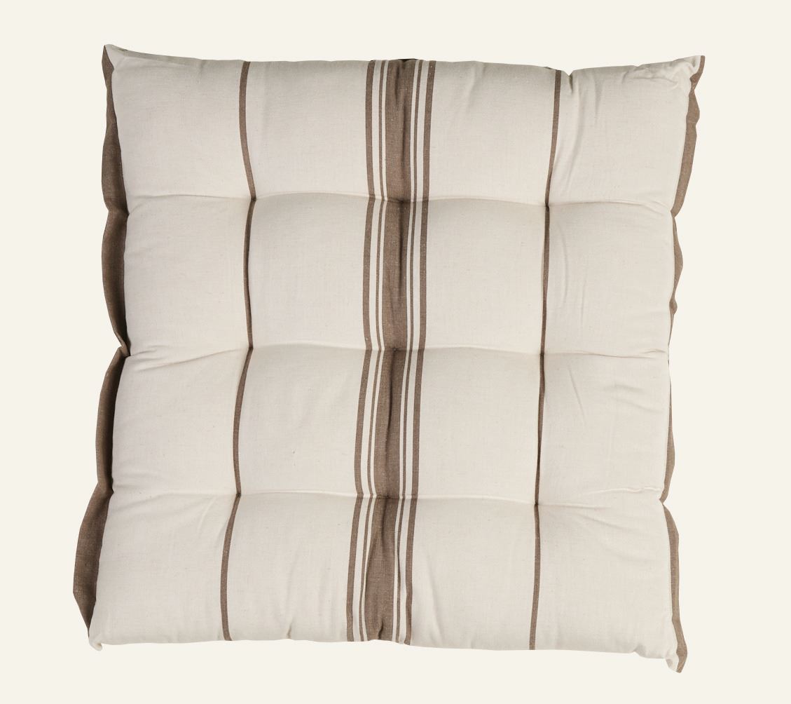 Sitzkissen Braun - 60x60 cm Braun - 1