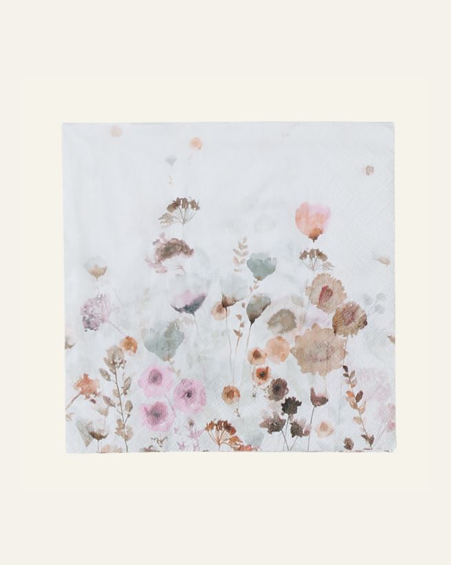 Papierservietten Multi/Pink - 33x33 cm Multi/Pink - 1